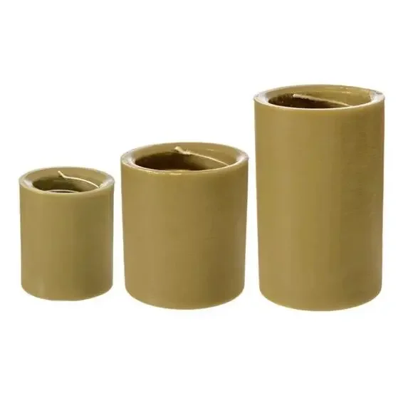 Spiral Light Candle FOREST WHISPER 4 X 6 Round 40hr Burn -Brand New Large - Picture 2 of 7